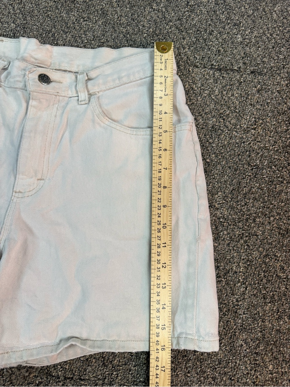 Vintage Riders Denim Shorts Light Wash High Rise 90s Mom Jean Shorts - Picture 4 of 5
